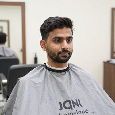 Close-up of a woman enjoying a relaxing facial treatment at a beauty parlour