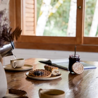 Mesa Café da manhã delícia cabana de altitude na serra catarinense