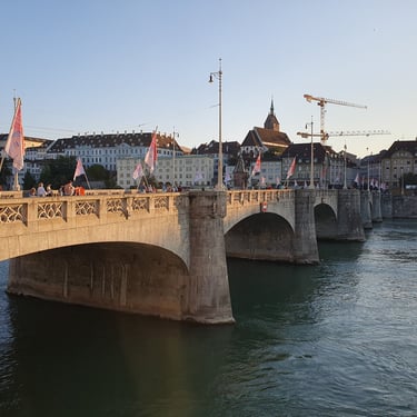 Mittlere Brücke in Basel, crossing the Rhine