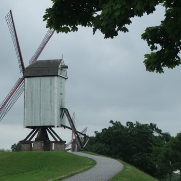 Koeleweimolen in Bruges, Belgium