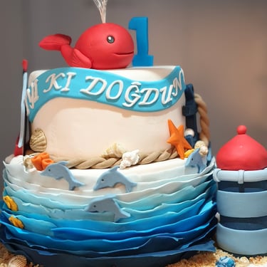 figurás születésnapi gyerektorta Budapest bálna