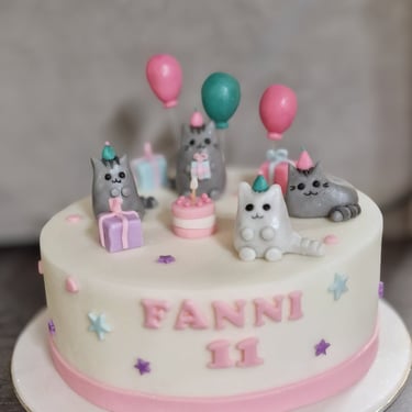 gyerek születésnapi torta egyedi torta Budapest Dessert House cica