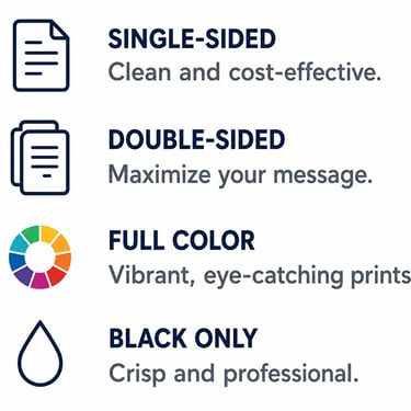 Matte, gloss and soft-touch printing finishes for professional business materials