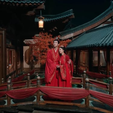 Dorama a princesa real vestimenta casamento tradicional chinês