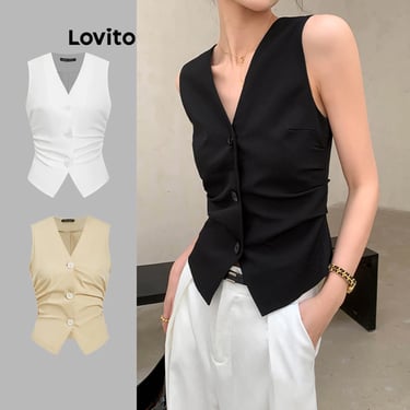 regata colete estilo asiático na lovito shopee