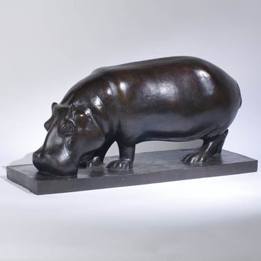 Armand Petersen - Hippopotame Grande taille