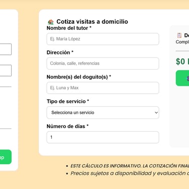 cotizador de casa doguitos