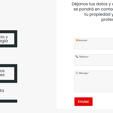 formularios de contacto personalizados