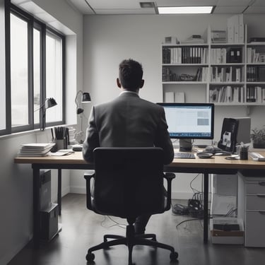 woman wearing black crew-neck shirt