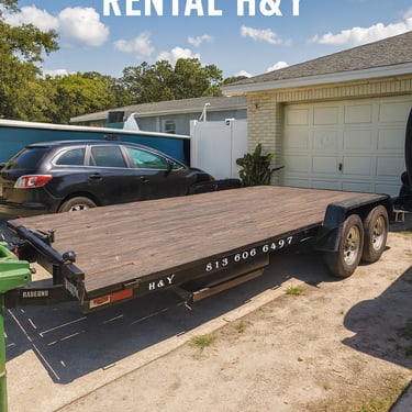 Flatbed Trailer rental Tampa