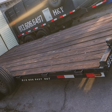 Flatbed Trailer rental Tampa