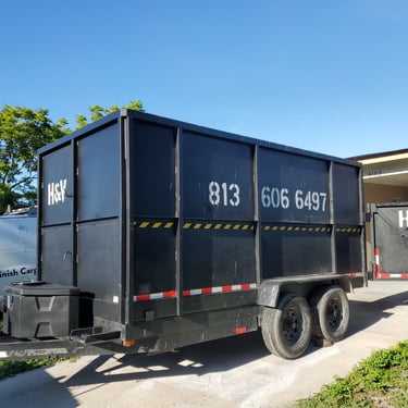 7x14 Dumpster Trailer Rental Tampa
