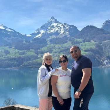 A Mountain Hike above Lake Walensee in Switzerland