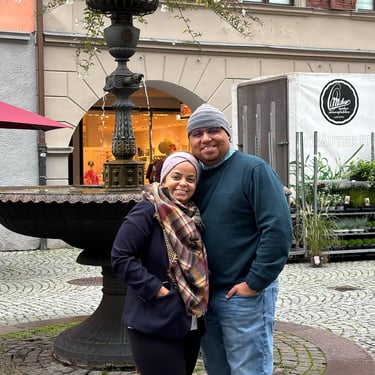 My Wife and I in Feldkirch, Austria