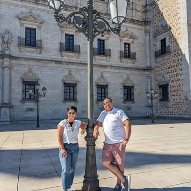 Visiting an old spanish fort in Toledo, Spain