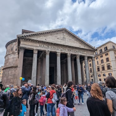 The partenon during the day