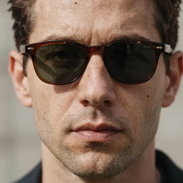 Colorful parrot perched calmly on a vet’s hand inside a modern veterinary clinic.