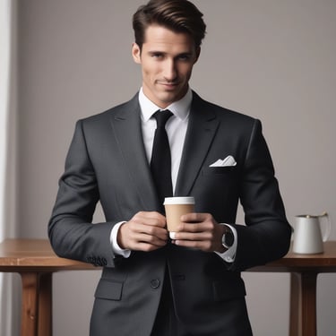 man standing near balcony