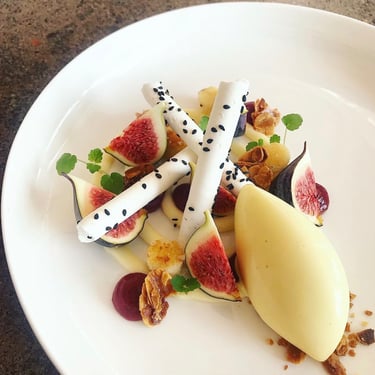 Dessert gatsronomique figue