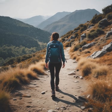 A close-up photo of a colorful custom tumbler with a floral design on a wooden table.