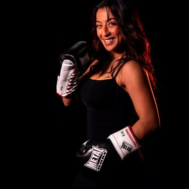 alt="portrait mode professionnel éclairage studio"