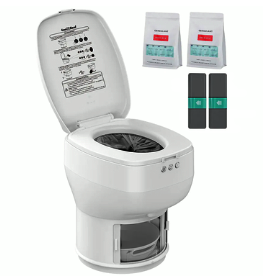 R1808 RV Toilet Waterless Dry Flush