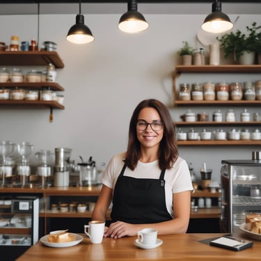 Photo of a smiling professional in a modern office setting.
