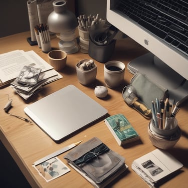 Close-up image of a detailed 3D packaging mockup displayed on a computer screen.