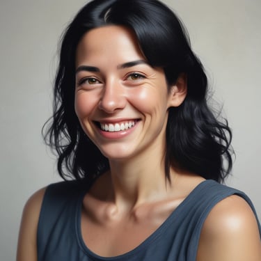 A cozy home office wall adorned with colorful digital motivational art prints.