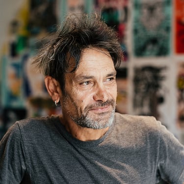 David Gouineau TAMAM Sérigraphie - Photo Nicoloas Anglade