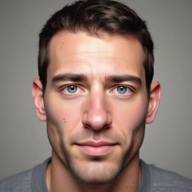 A happy young woman smiling in front of her new modern home.