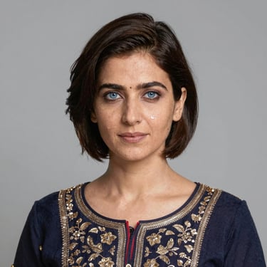 woman wearing black crew-neck shirt