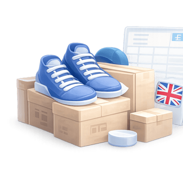 Popular sneakers shipped to UK buyers using Kakobuy shopping agent