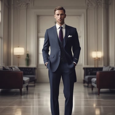 Man speaking on the phone with a headset in a bright workspace.