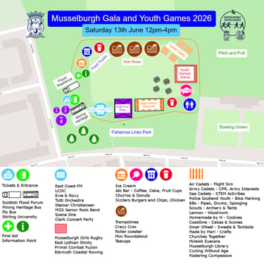 Map of Gala activities