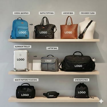 premium wholesale bag collection for custom corporate branding