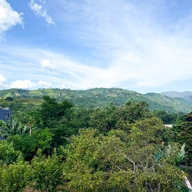 Vista desde la casa dúplex en venta en Amagá Antioquia.