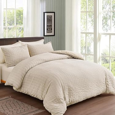 Beige Bedding Set King Size
