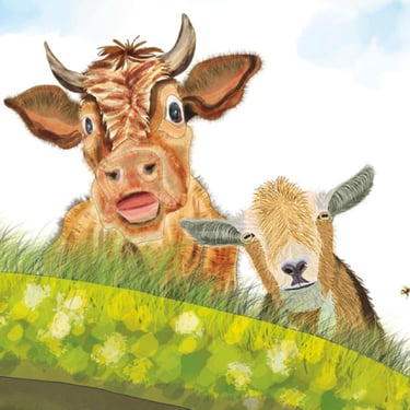 Children's Book Illustration | THE UCKY MUCKY DUCK