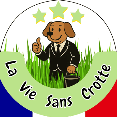 Logo La Vie Sans Crotte – service de ramassage canin éco-responsable en Île-de-France