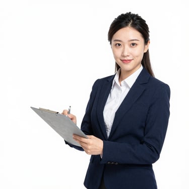 A smiling mother standing beside her daughter in the school courtyard, both happy and proud.