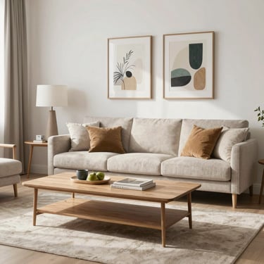 Bright living room with modern inventory