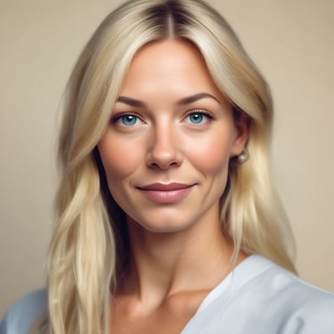 woman wearing black crew-neck shirt