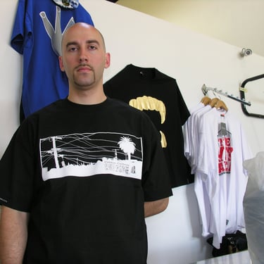 DJ STRONG @ the Hip Hop West store (Los Angeles, CA - circa 2007)