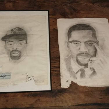 Spike Lee X Malcolm, Charcoal (Los Angeles, CA - circa 1991)
