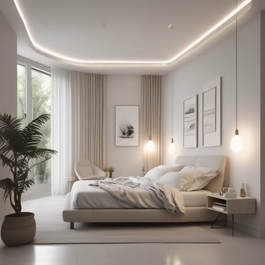 Bright living room with modern inventory