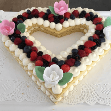 number cake lille coeur