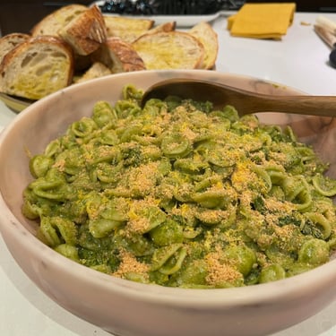 orecchiette broccoli e salsiccia