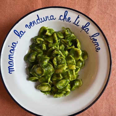 Italian orecchiette con cime di rapa 