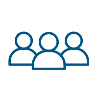 icon of three people